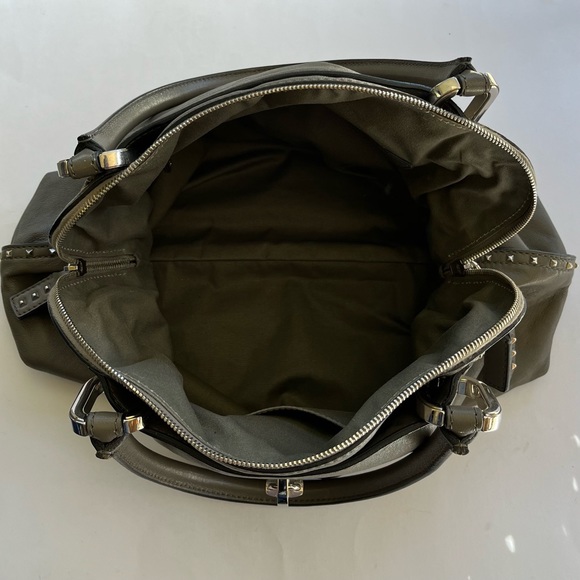 SOLD❗️ Marc Jacobs Paradise Rio Satchel Made in Italy Gray Moto Lambskin Leather - Picture 10 of 12